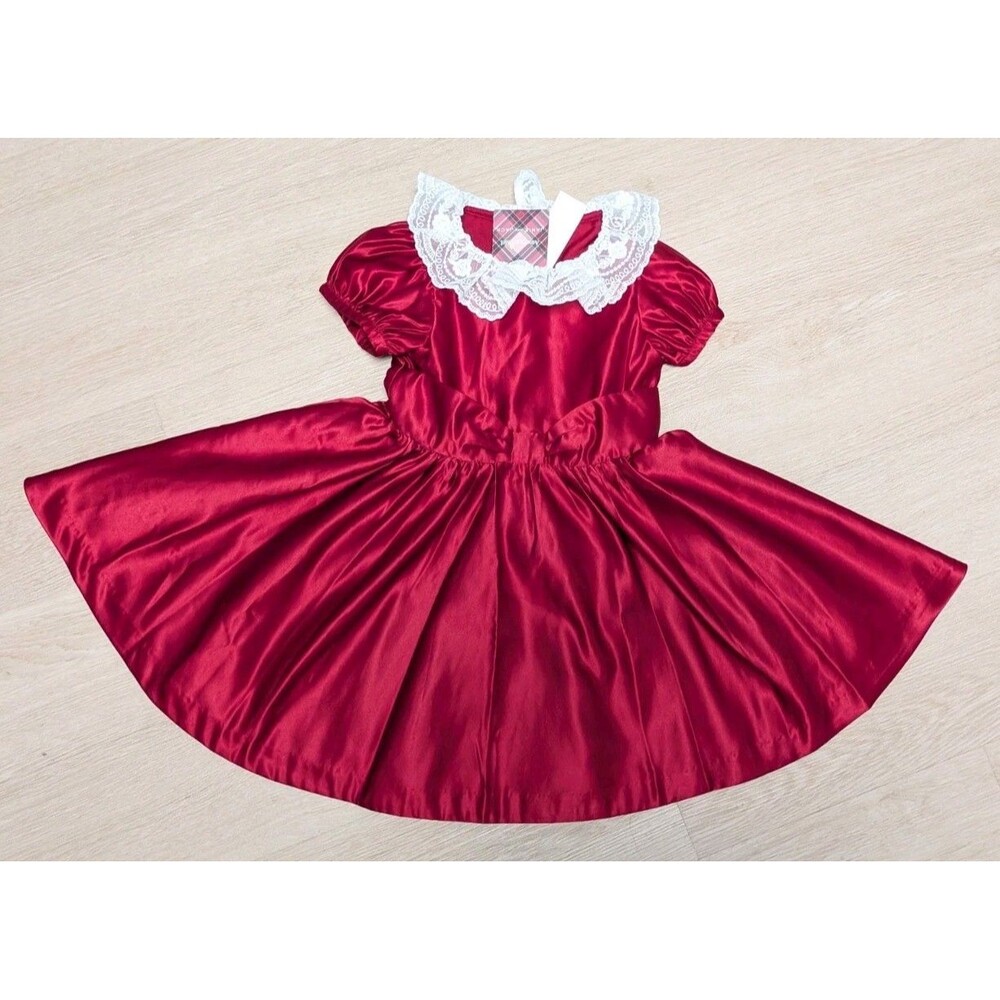 American Girl x Janie and Jack Holly-Red Party Dress NWT, Size 5